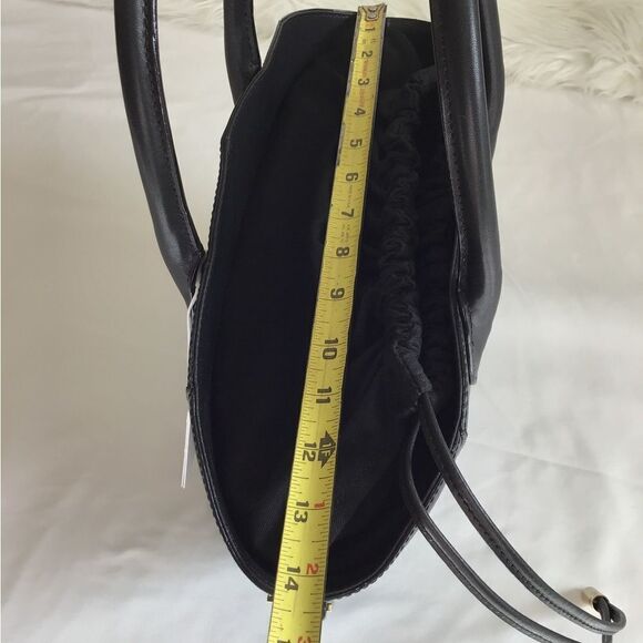 TED BAKER Saffet Oversized Bucket Tote Bag Black Leather New With Tag Oversized - Picture 13 of 15